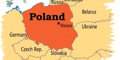Polònia capital mapa