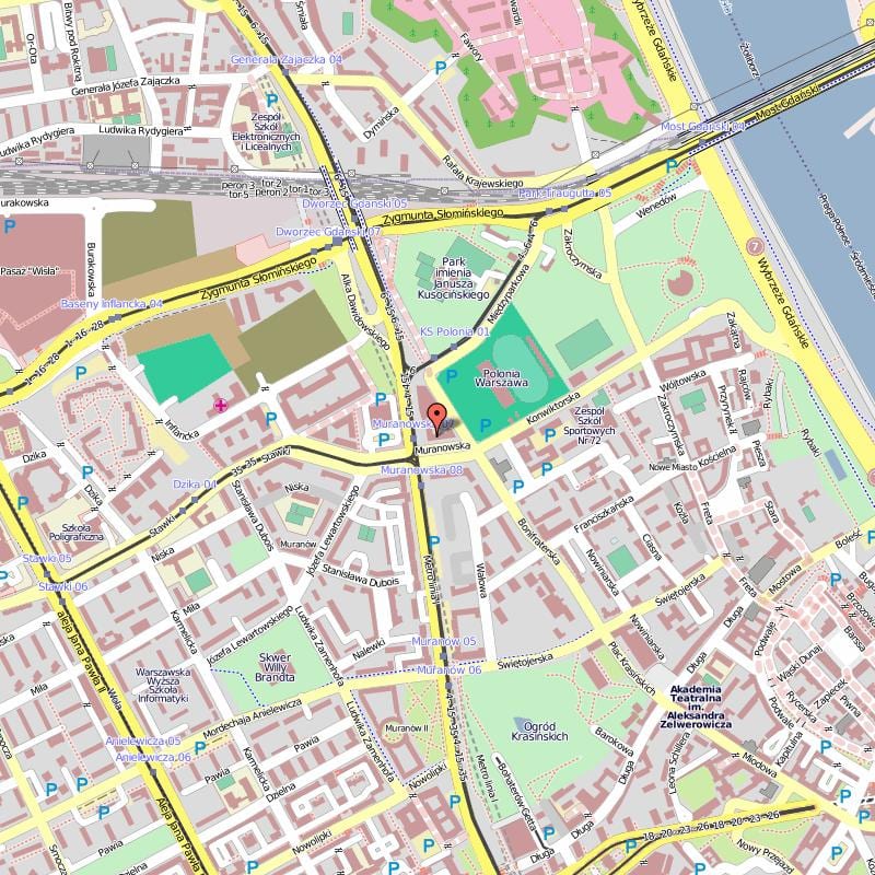 Mapa de l'antiga ciutat de Varsòvia, polònia