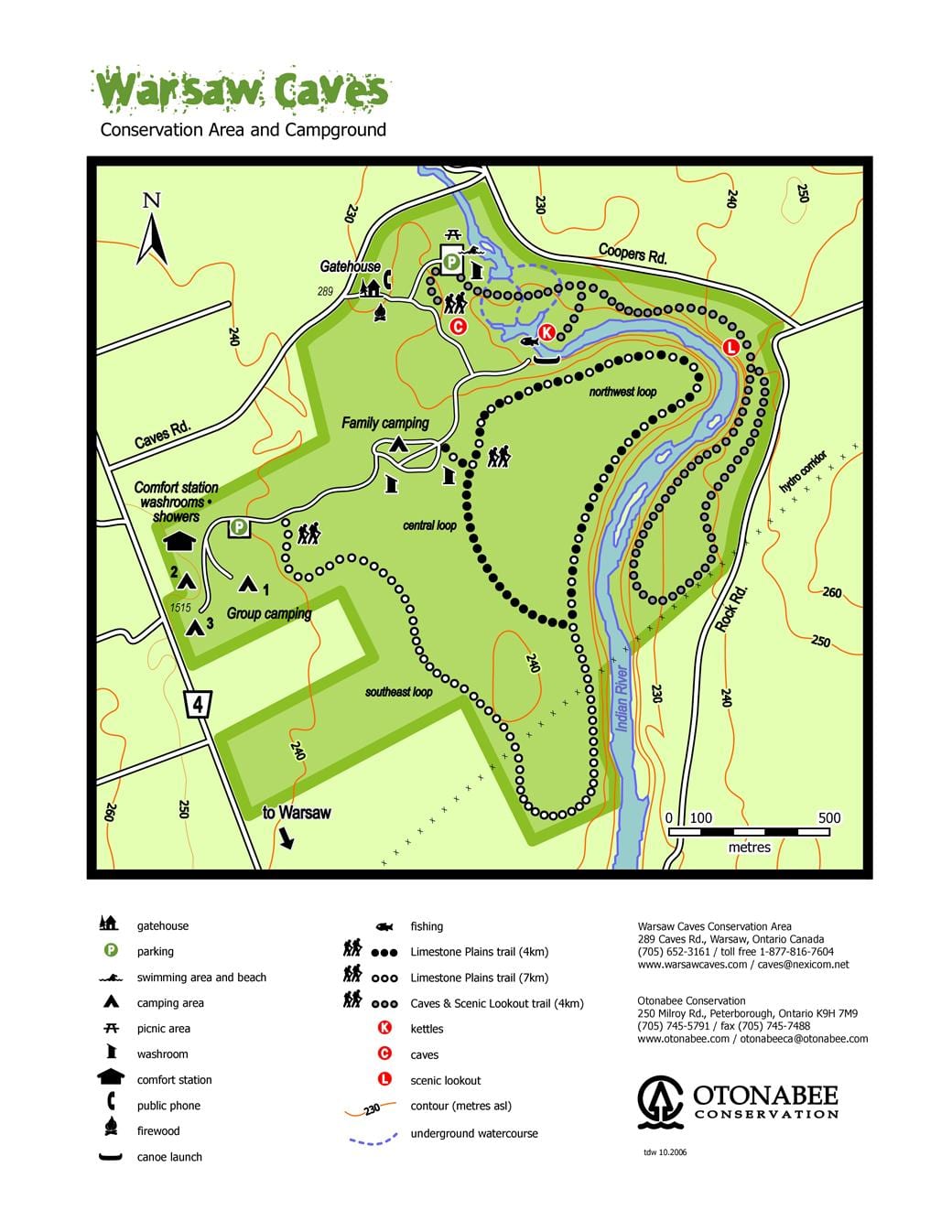 Mapa de Varsòvia coves 