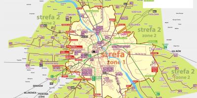 Mapa de Varsòvia bus 