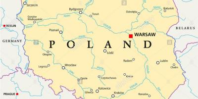 Varsòvia ubicació en el mapa del món